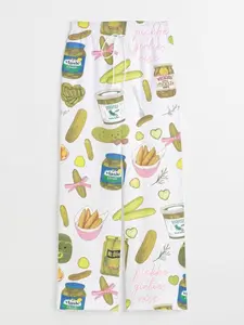 Pickle Girlies Pajamas Pant for Women – Cozy Soda Lover Sleepwear & Gift