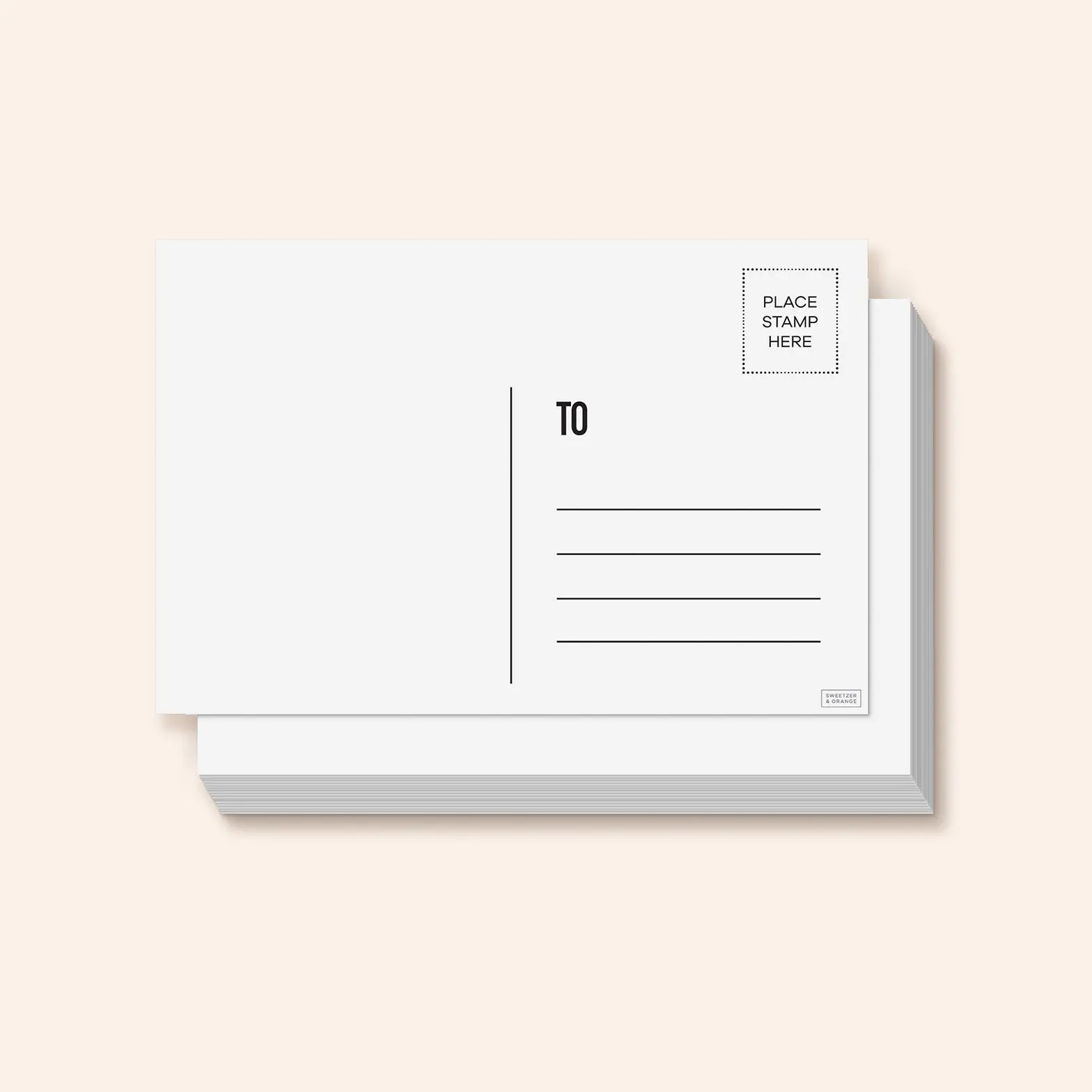 Plain White Postcards | Set of 60 Plain White Postcards | Set of 60