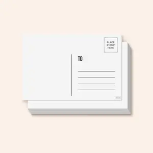 Plain White Postcards | Set of 60 Plain White Postcards | Set of 60