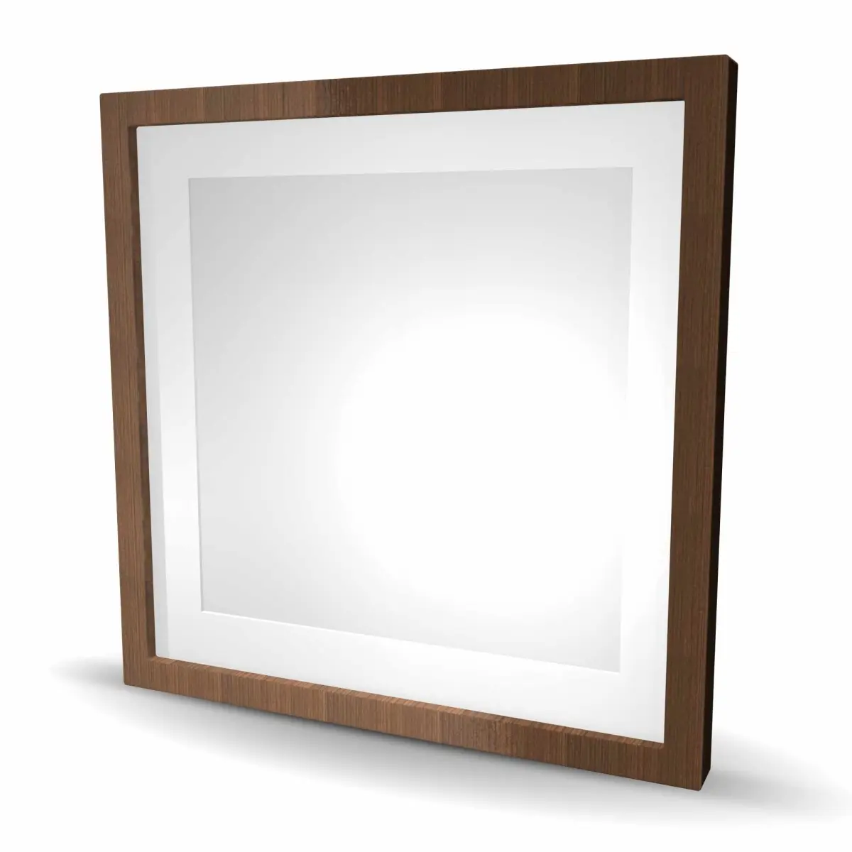 212 MAIN 24x24 in. Durable Wooden Rectangle Photo Frame with Square Mat - Coastal Blue Soothing Ocean Inspired Design, Modern Home Decor for Adults, Indoor Posters & Prints Supplies