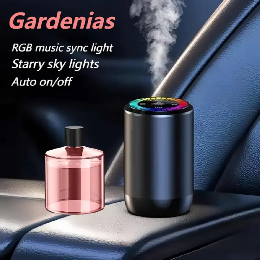 A machine plus a bottle of marine perfume