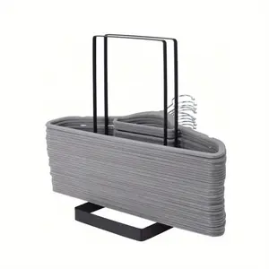 Stainless Steel Hanger Organizer, Large Capacity Detachable Hanger Storage Rack for Adult and Children Clothes Hangers, Space Saving Closet Storage Solution for Home Laundry Room Bedroom Organization