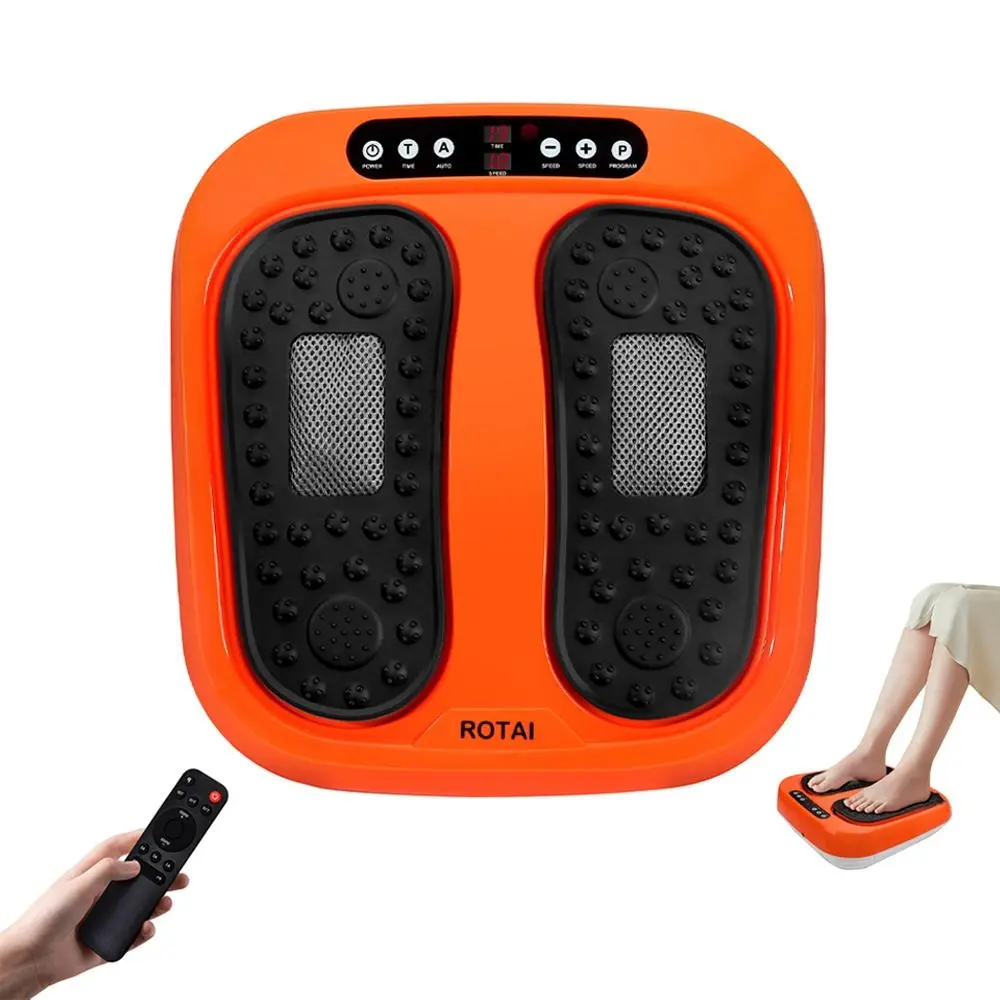 ROTAI Foot Massager – Vibrating platform with rotating acupressure function, Best Dad Ever Gifts, Father's Day, Birthday, Thank You Gifts for Dad from Daughter Son