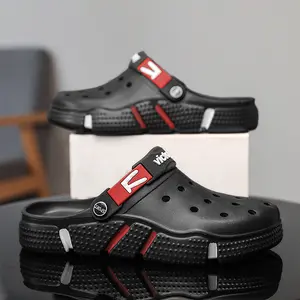 Men's Stylish Breathable Hollow-Out Clogs - Lightweight Non-Slip Casual Slip-On Sandals with Adjustable Strap, Perfect for Beach, Pool, Shower, Garden and Daily Indoor & Outdoor Activities, Available in Multiple Colors