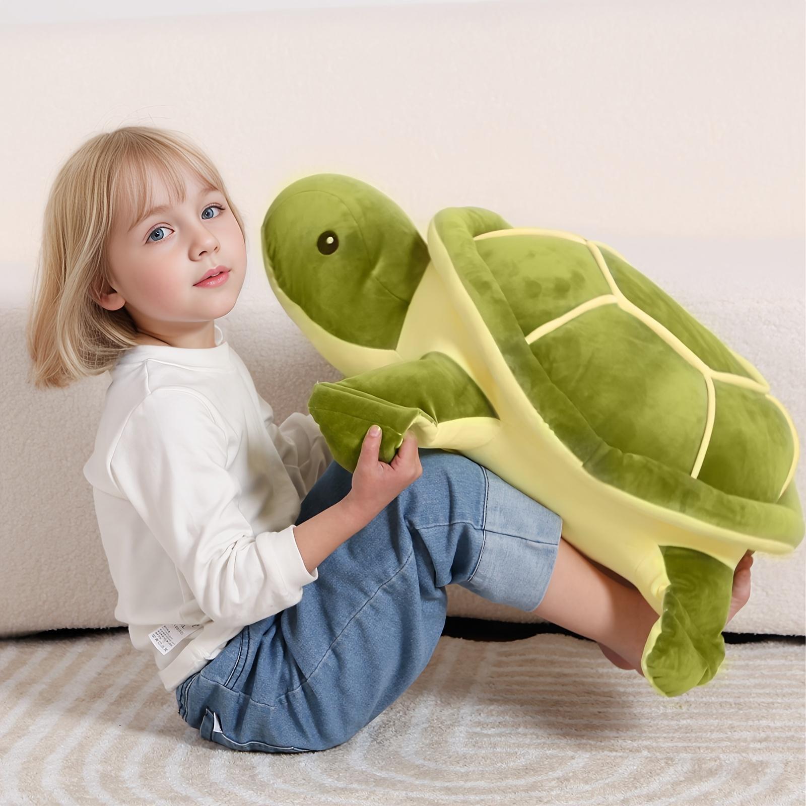 28-Inch Soft Plush Ocean Sea Turtle Stuffed Animals, Enormous Plush Pillows, Oversized Turtle Toys, Perfect Birthday Gifts for Children