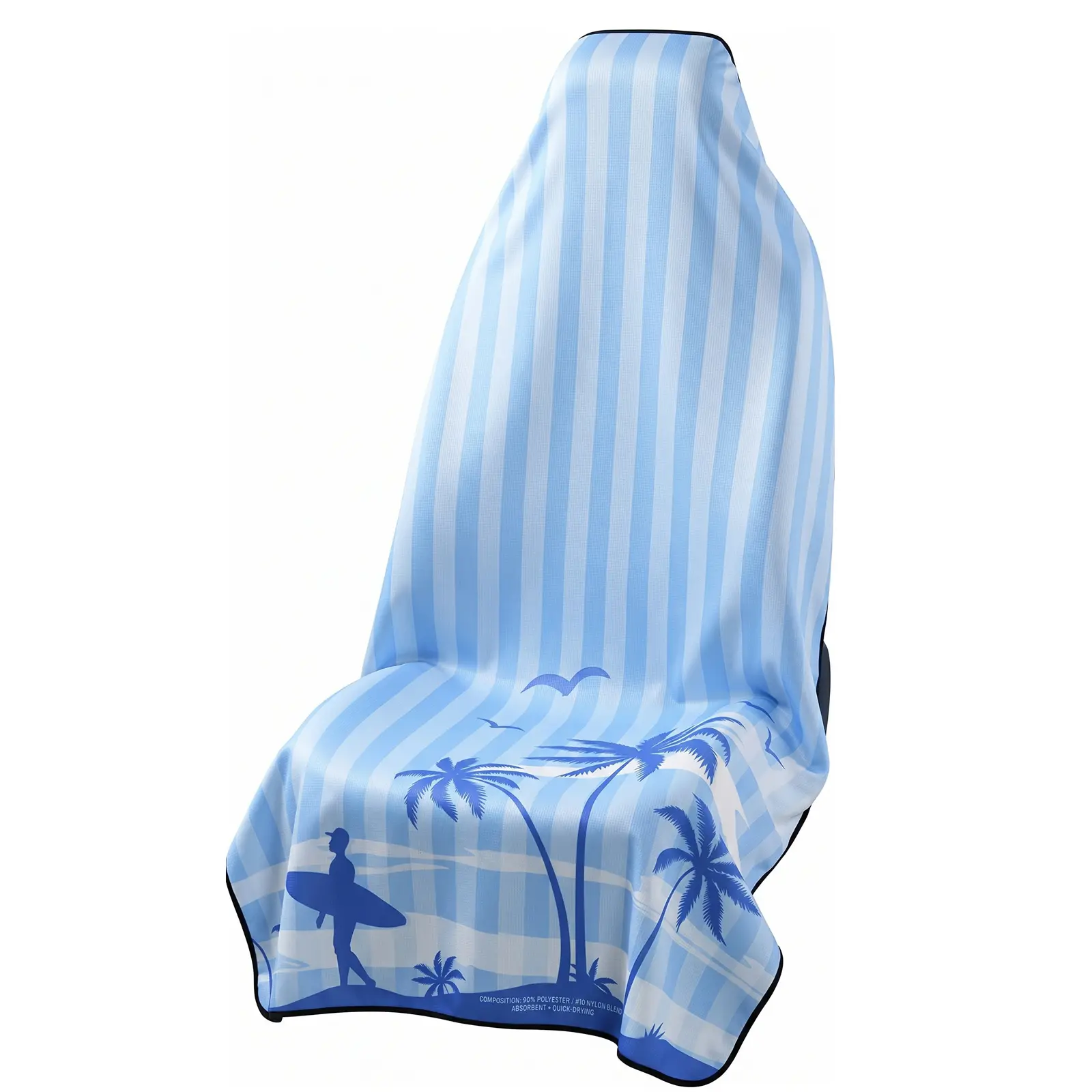 Universal Quick-Dry Sweat Towel Car Seat Cover | Non-Slip Microfiber Auto Seat Protector for Post Gym, Workout & Beach | Washable Interior Accessories for Cars Trucks SUVs beach towel American Independence Day