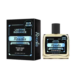 Roxelis Men's Cologne Perfume Portable Natural Fresh Non-irritating Charm Enhancing Gentle Fragrance with Sandalwood & Freesia Extracts Lasting Romance