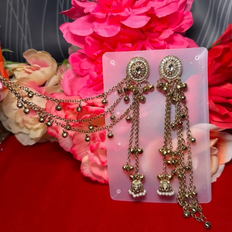 Kashmiri Ghungru-Sahara Earrings for Women, Traditional Handcrafted Ethnic Jewelry