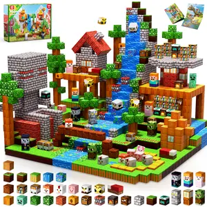 300PCS Magnetic Blocks DIY Model Kit, Magnetic Building Blocks, STEM Montessori Sensory Toys, Children's Stacking Magnets DIY Kits, Gift for Boys Girls Age 3+, Christmas Birthday Gift