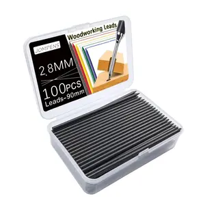 Woodworking Pencil Replacement Lead, 100pcs/box Woodworking Marking Pencil Leads for Woodworking Construction Engineer Drafting, Drawing Supplies, Office Supplies