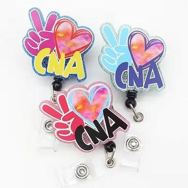 Colorful Badge Reels for Office Supplies and Identification Badges