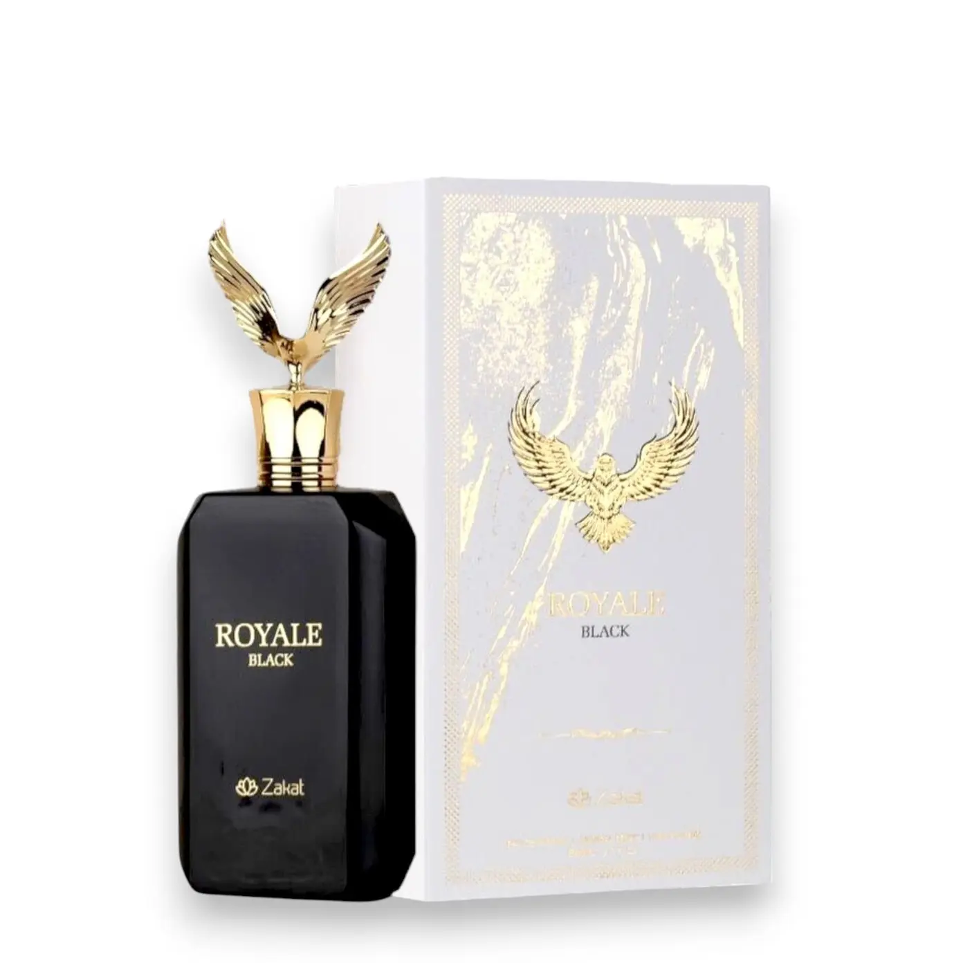 Zakat Parfums | Royale Black | Eau De Parfum | Unisex Fragrance | 80 ML | Saffron - Nutmeg & Lavender Notes