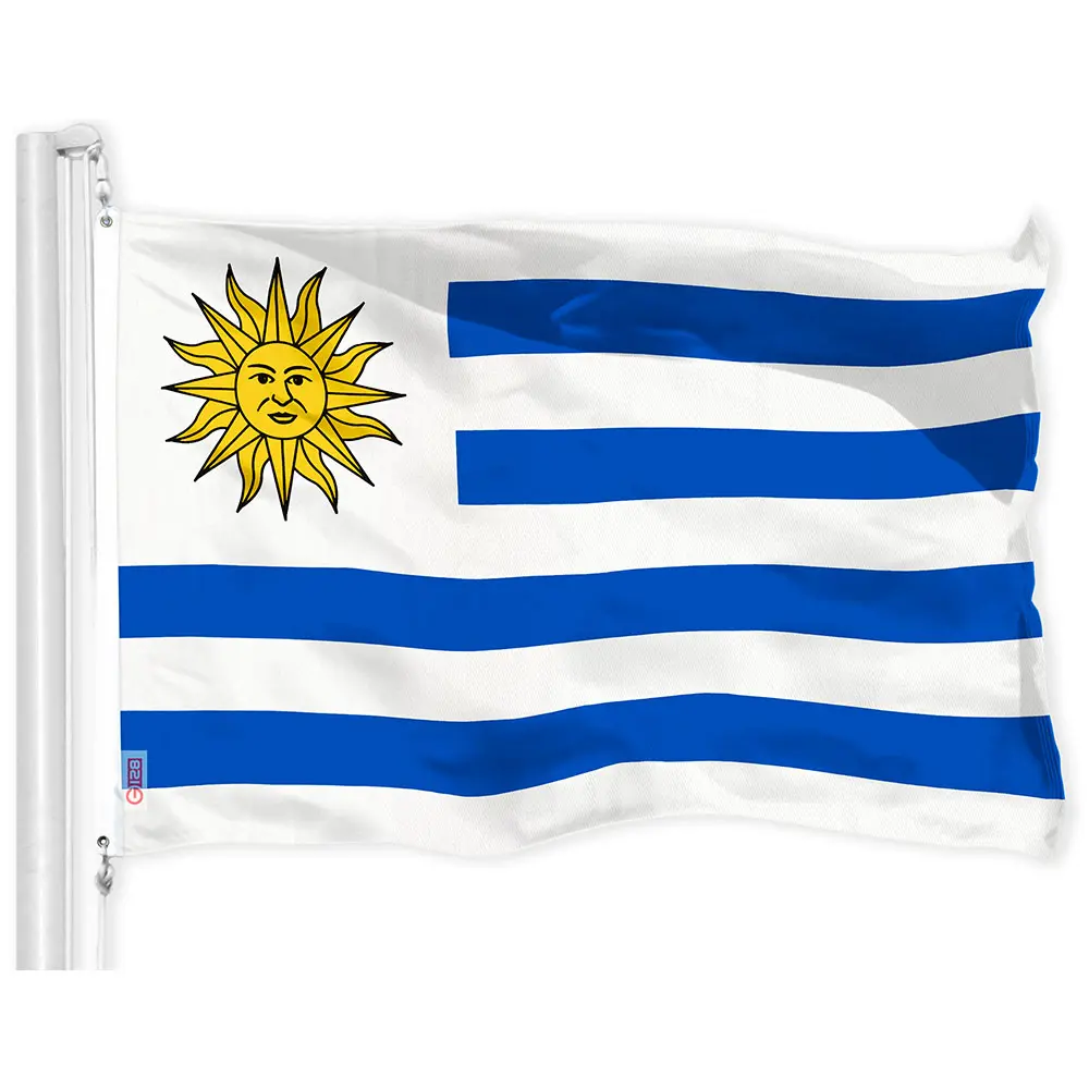 Uruguay (Uruguayan) Flag 150D Printed Polyester 3x5 Ft