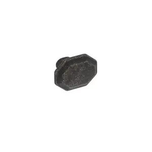 Vintage Black Iron Cabinet Knob – Rustic Italian Hardware