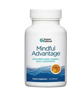 Mindful Advantage Brain Memory Focus Supplement - 30 Caps