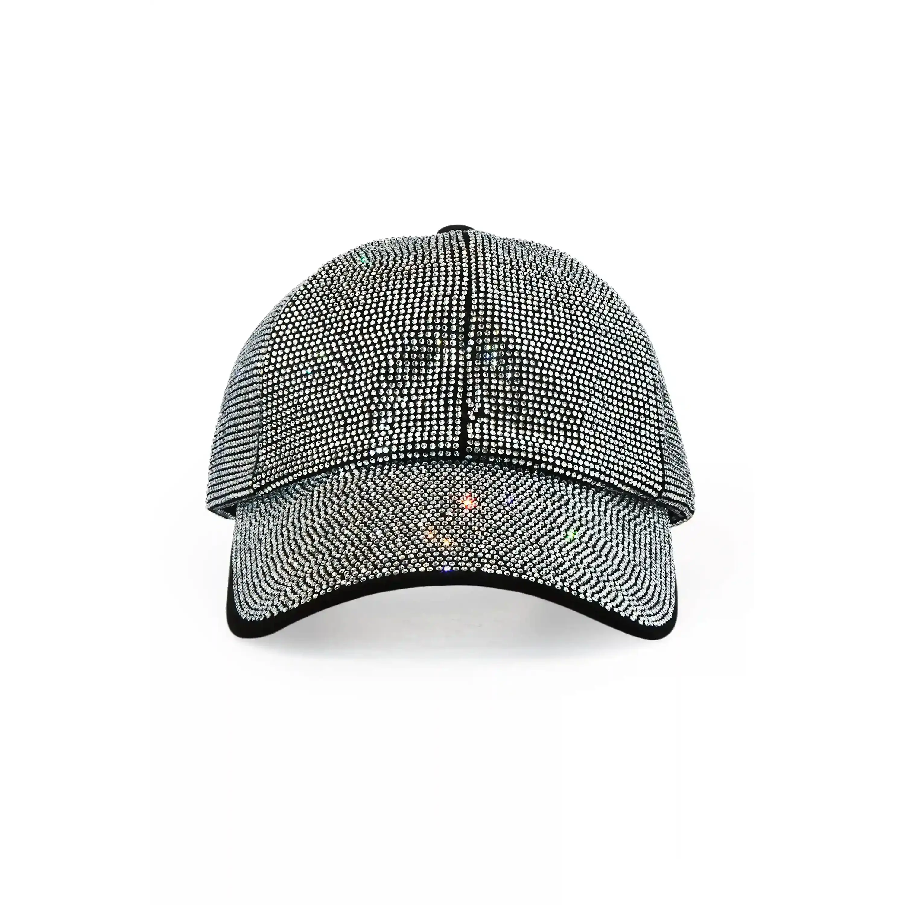 Wofford Black/Clear Rhinestone Trucker Hat