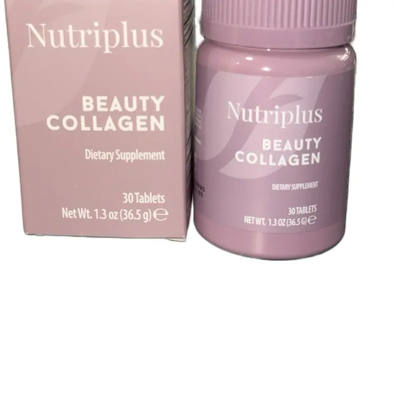 Hydrolyzed Collagen Nutriplus Dietary Supplement - Natural Ingredients, Dairy-Free Skin Care Support for Adults, Skin Glow Supplement Packets, Shine Enhancing