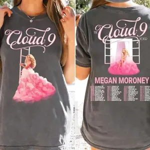 Megan#Moroney Vintage Cloud 9 Tour 2026 Shirt, Retro Music Fan Gift, Unisex Shirt, Gift For Fan KY7