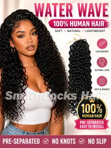 Instant Water Wave Human Hair Extensions – Soft Curly, Full Volume & Natural Look