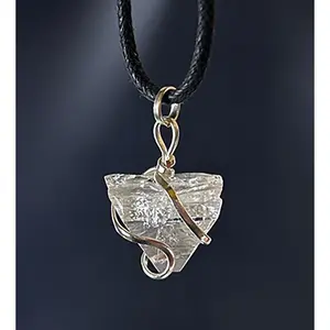 Apophyllite Wire Wrapped Pendant Crystal Spiritual Jewelry