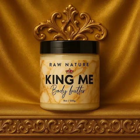 King Me Body Butter for Men -  Shea Butter Cologne Body Care Aroma Scented Hydrated Skincare Long Lasting Moisturizing Avocado Oil Vitamin E Hydrating Dry Skin Hydrating Dry Skin