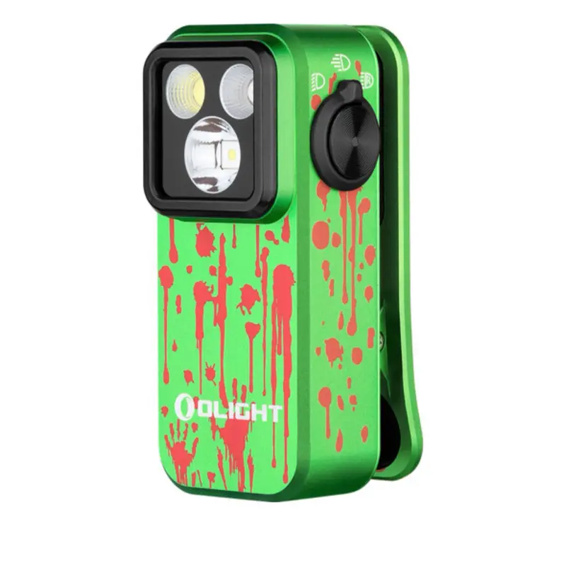 Olight Oclip Pro Rechargeable Clip-On Light (Zombie Green)