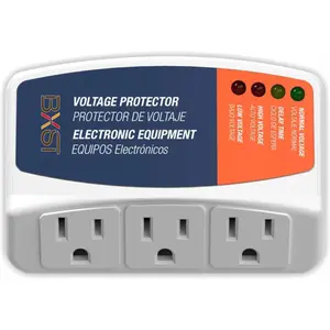 Refrigerator Surge Protector 3 Outlet Power Strip for  Appliance 30S Delay  Protector Brownout Surge Protector Plug for TV/PC/Fridge15A 1800W 140J