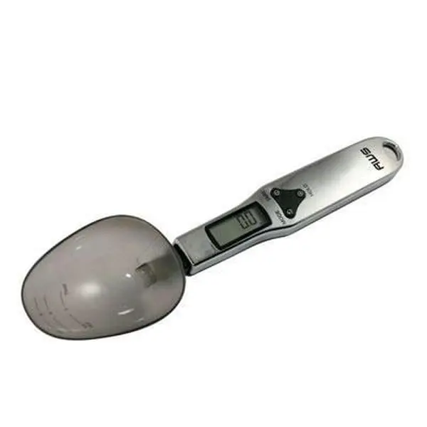 American Weigh Scales SG-300 Silver Digital Spoon Scale, .5"x1.3" LCD Display, 300g Capacity, 2-AAA Power for Cooking