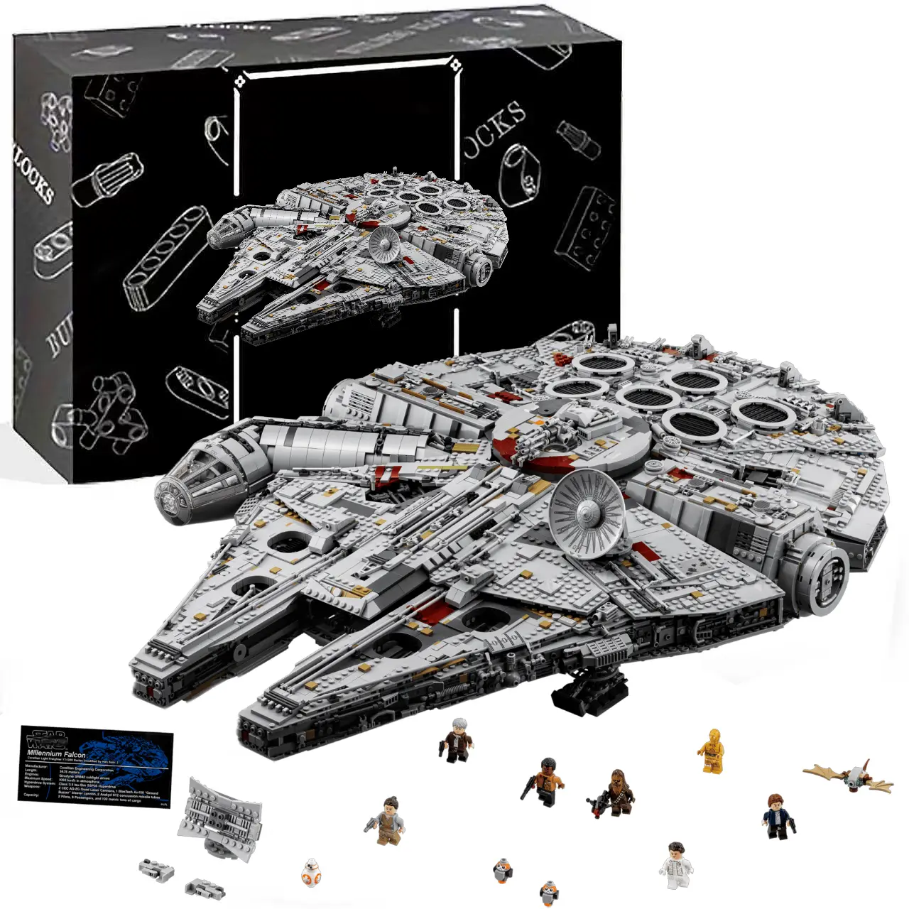 7541 Pieces, 33 Inches Building Set for Adults, Ages 16+ - Gift for Birthday - Movie Collectible Model Kit - Display in Home or Office