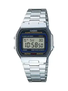 Casio A164WA Digital Watch – Silver