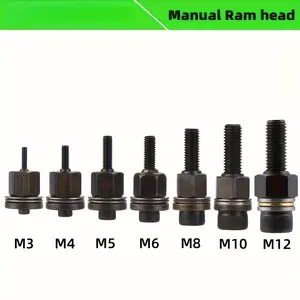 7pcs M3~M12 3-in-1 Hand Tools Hardware Rivet Gun and Rivet Kit - Includes 7 sizes of rivets, multi-functional rivet kit, easy-to-install handheld rivet gun, suitable for DIY and multi-functional metal welding, automotive repair.