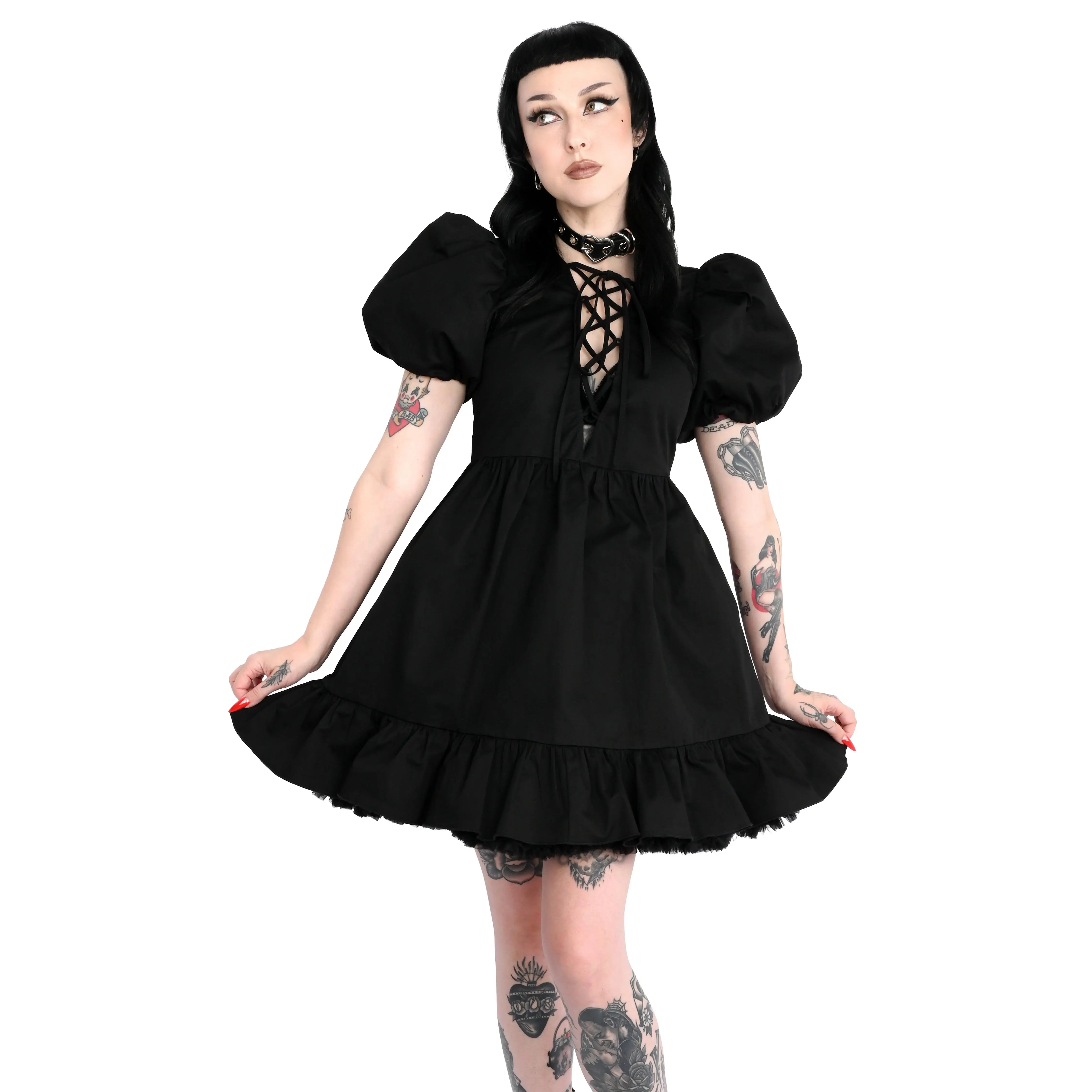 Abby Puff Sleeve Dress - No Restock!