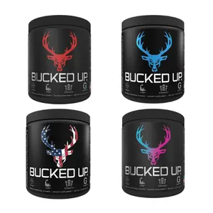 Bucked Up Original Formula Pre-Workout [30 Servings] Supplement for Serious Athletes with 200mg Caffeine per Serving Peach Pomegranate Flavor