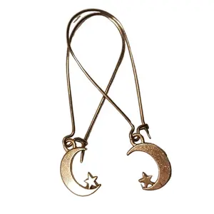 Moon & Star Earring Set - Customizable Drop Earrings with Various Beads Charms and Pendants for Any Occasion Personalized Jewelry