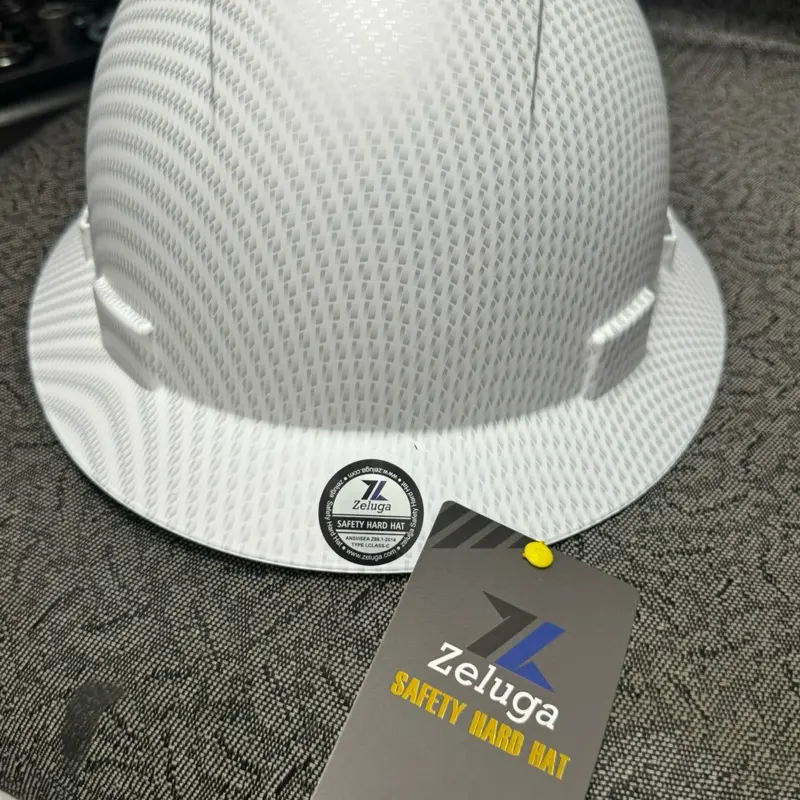 ZELUGA 15-450 High Density Polyethylene Full Brim, Hard Shell, Water Transfer Printing and Vented Hat