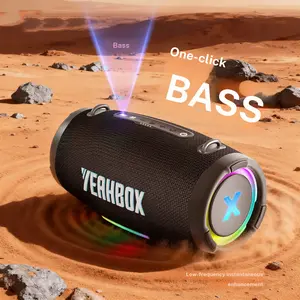 Nova Beat Bluetooth Speaker, Portable HiFi Party Speaker with Deep Bass Boost, RGB Light Show, IPX Protection, Long Playtime, TWS Stereo Pairing, for Home & Outdoor summervibes,