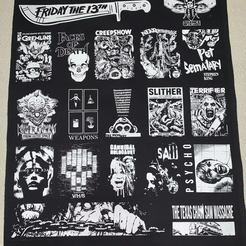 Horror patches sheet DIY