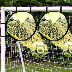 Foldable Soccer Target Nets, 2 Pack, Easily Install and Remove, Football Training Goalkeeper Practice Net, World Cup Corner Shot Net, Football Accessories, Soccer Training Equipment