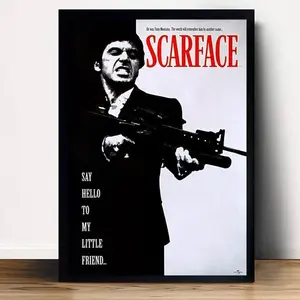 Al Pacino Scarface movie Poster Canvas Wall Art Home Decor (No Frame)