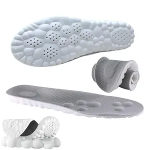 4D Cloud-Like Comfort Soles for Men - Soft Memory Foam Cushioning Insoles - Trim to Fit Steppers Insoles with Arch Support for Foot Pain Relief and Fatigue Reduction
