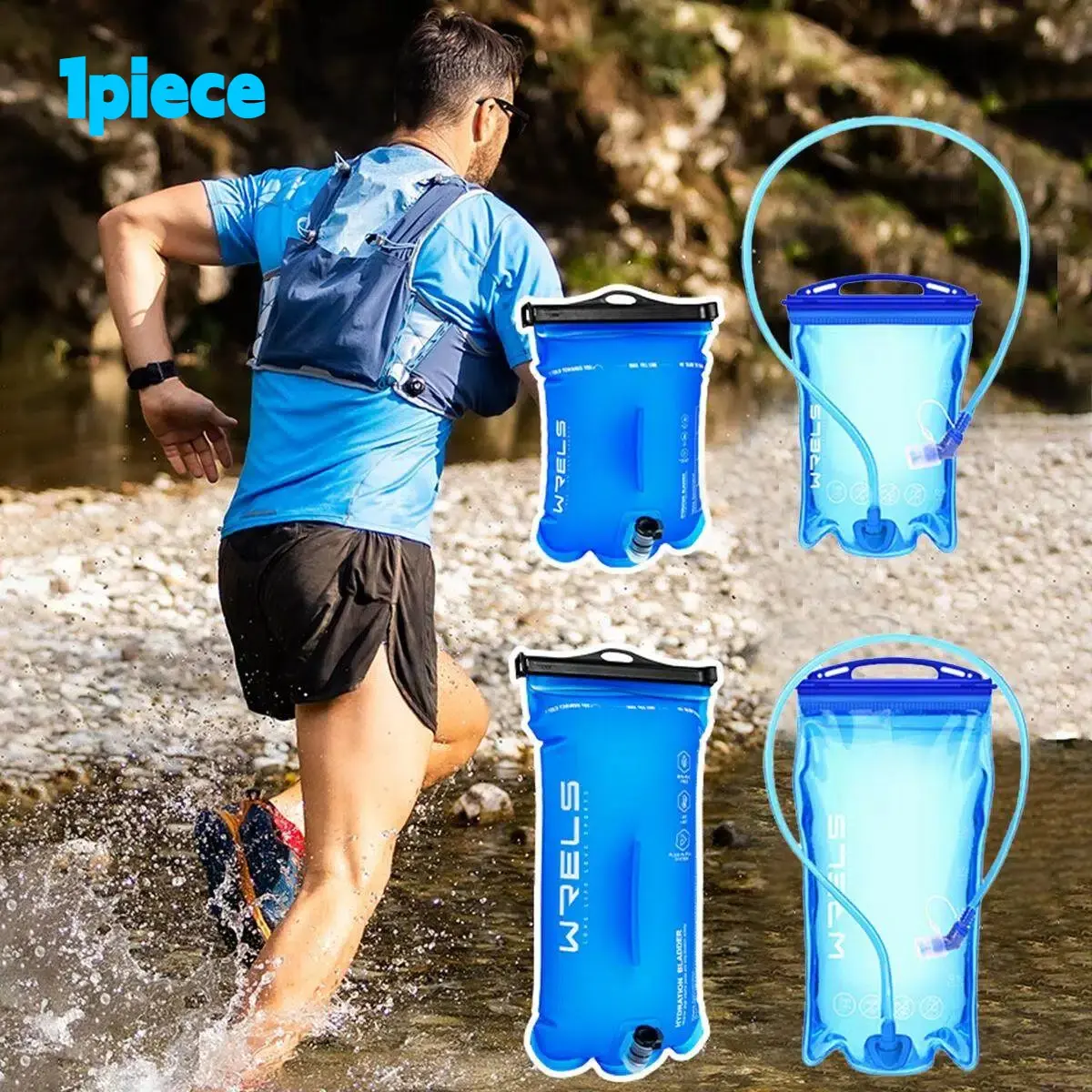 Water Storage Bag, Leak Proof & Hydration Water Bladder, Storage Bag for Running Cycling Hiking, Outdoor Water Storage