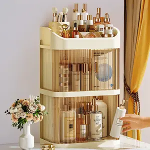 New Large-Capacity Drawer Makeup Box, Desktop Vanity Cosmetics & Sundries Storage Cabinet