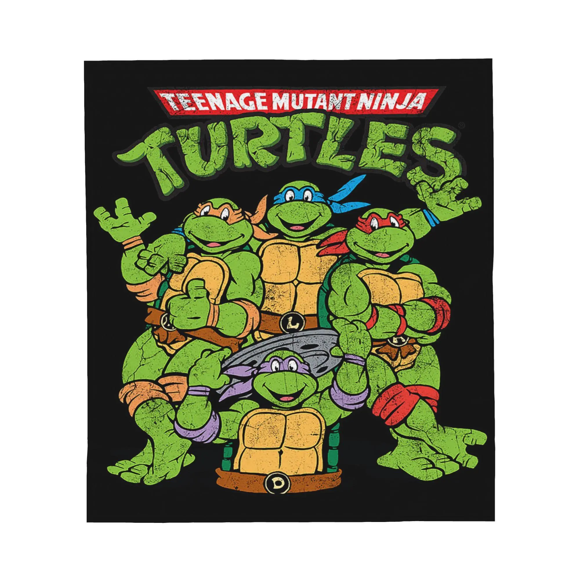 Teenage Mutant Ninja Turtles TMNT Flannel Blanket Soft Warm Throw Blanket For Bed Sofa Kids Boys Fan Gift