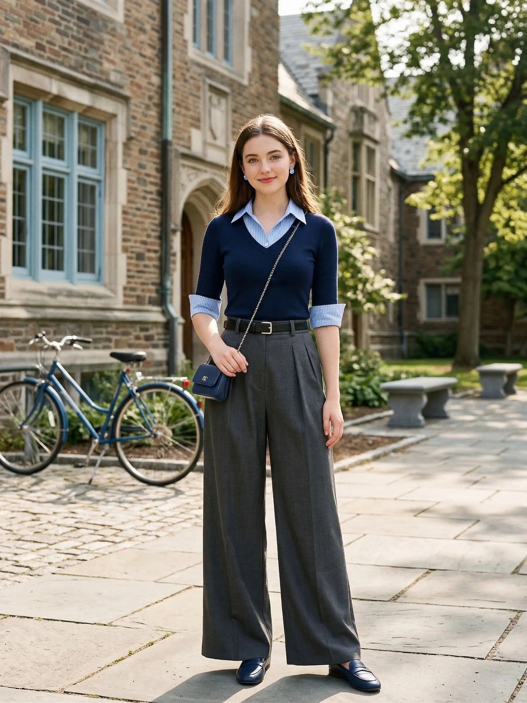 RETRO STAGE Women's Colorblock Knit Overalls, 1940s-Inspired 3/4-Sleeve Ankle-Length Women's Clothes, Concealed Back Zipper, Minimalist Short-Sleeve-Inspired Design, Casual Summer Outfits BackToSchool Sohochic Fall Dresses Fall outfits Fall fashion