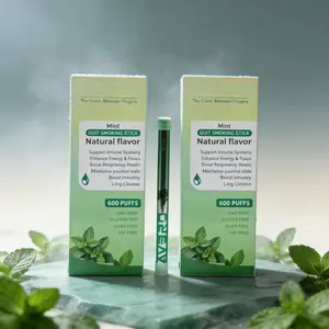 Dual-End Cooling Mint Aroma Inhaler, Great for Overtime Working & Learning, Extended Road Trips, Regular Office Routines, Low-Profile Carry & Removable Reusable Structure