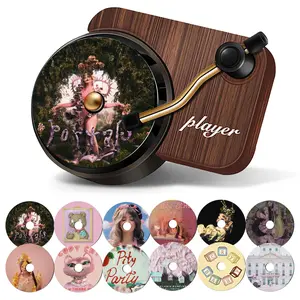 13pcs Melanie Martinez Car Air Freshener-Record Player Design Air Freshener Gifts for Christmas Gift Vintage Singer Replacement