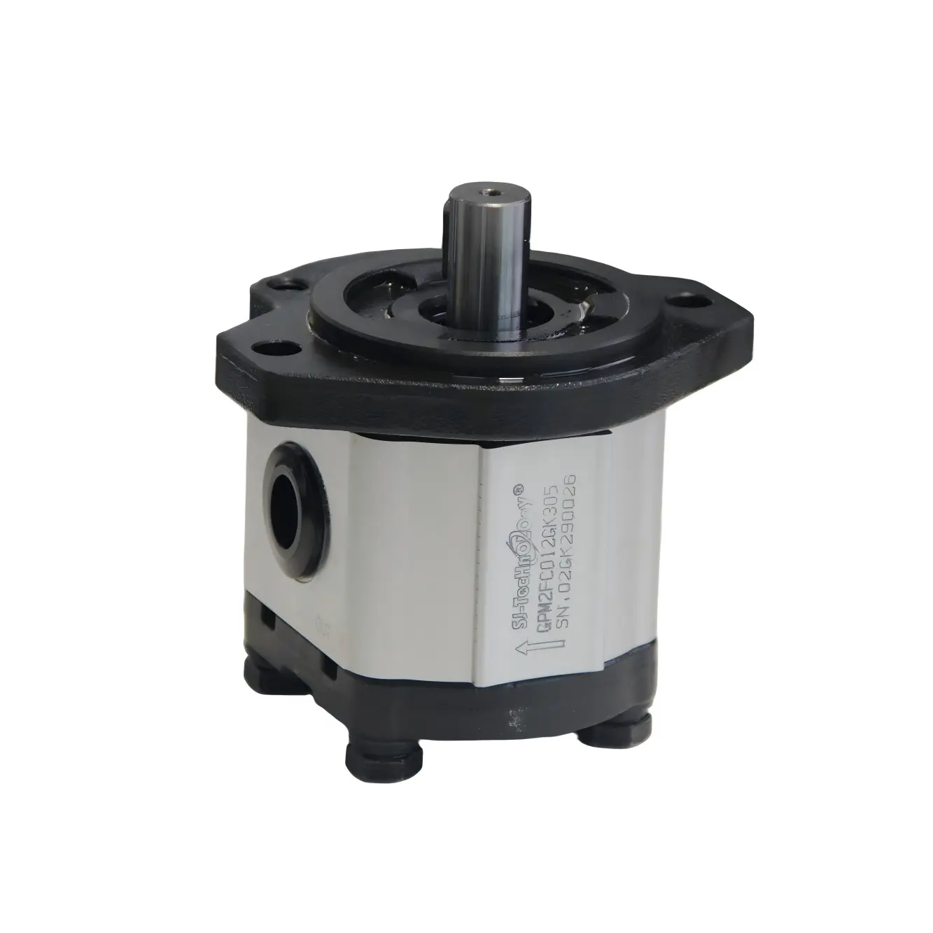 Cast Iron Hydraulic Gear Pump - 8GPM, 8.45GPM Max, 3/4" Keyed Shaft, Clockwise (CW) Rotation, SAE A-2 Bolt Flange Mount, High Pressure, Efficient Operation, Secure Connection for Tractors, Hydraulic Motor, SKU15-GPM2FC012GK305
