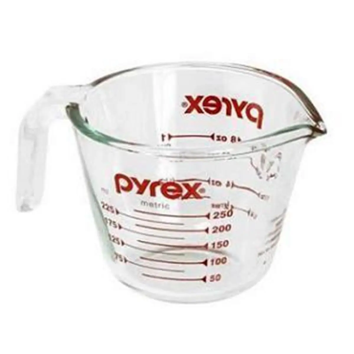 PYREX Collectible See-Through Glass Measuring Cups - 1 Cup Capacity, Pack of 6, Microwave Safe, Oven Safe, Easy-Monitoring Kitchen Measuring Utensils
