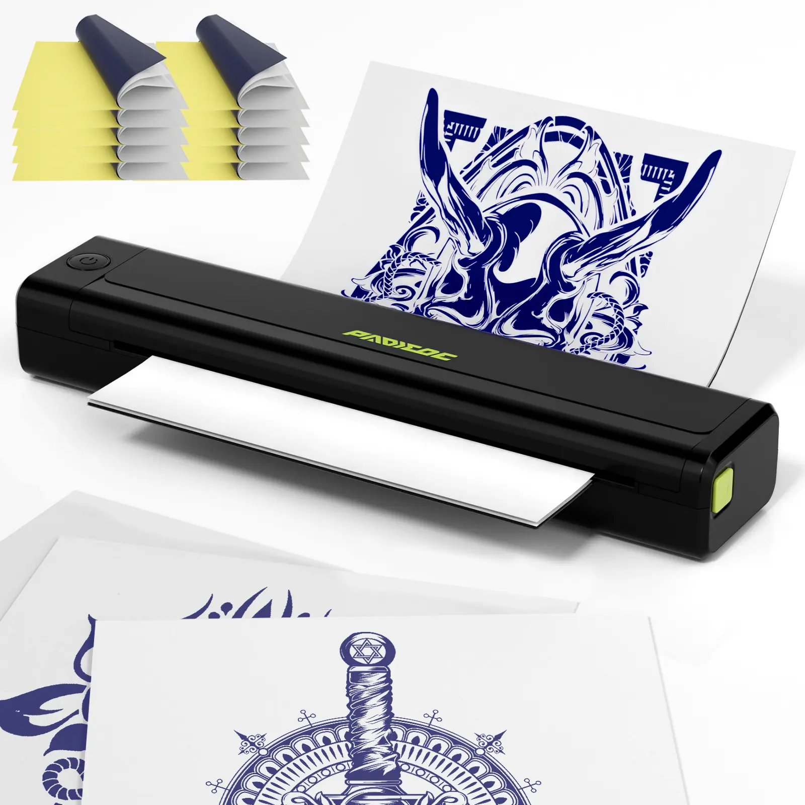 PADIEOE Wireless Bluetooth Tattoo Stencil Printer – Portable Thermal Copier for Smartphones & PC