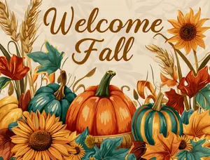 Welcome Fall Harvest Yardsy Sign